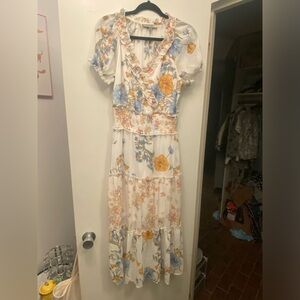Small Floral Long Dress